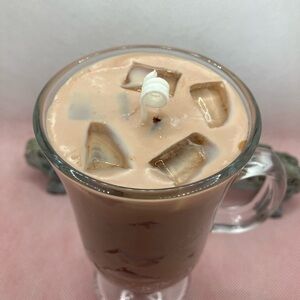Handcrafted iced coffee scented candle